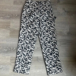 NEW SISTER JANE Floral Jacquard Trousers